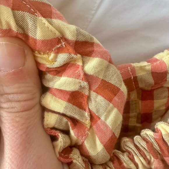 TOAST Seersucker Gingham Cotton Midi Dress Size 10 - Picture 10 of 12